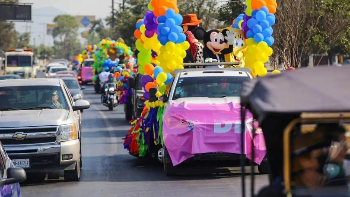 SJR Caravana con personajes animados